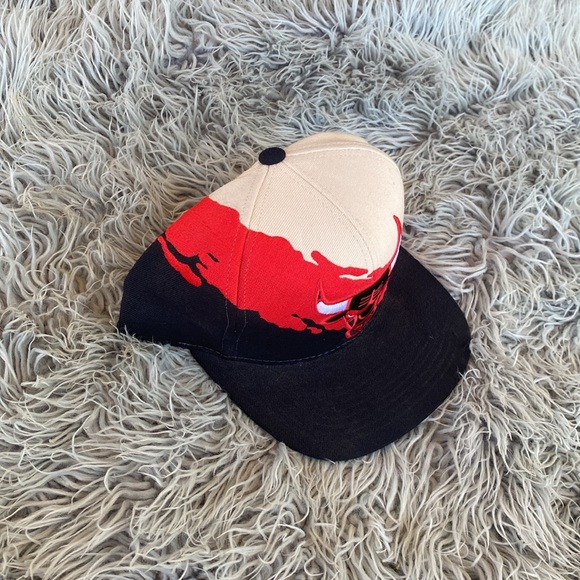 Mitchell & Ness Chicago Bulls Flat Brim Snapback Adjustable Embroidered - Picture 2 of 8